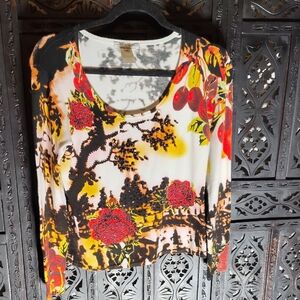 Floral Print Women's Top
